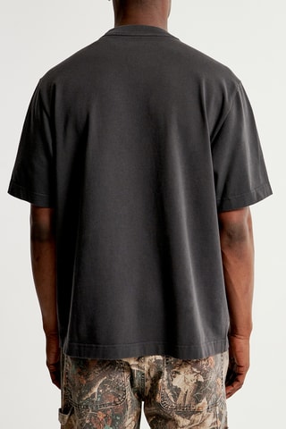 Camiseta oversize - Gris