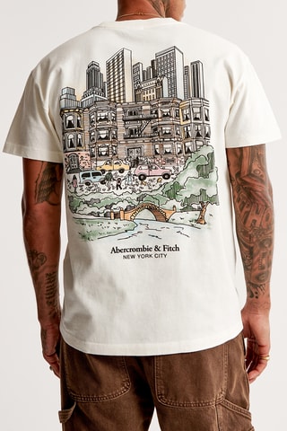 T-shirt relaxed - Blanc