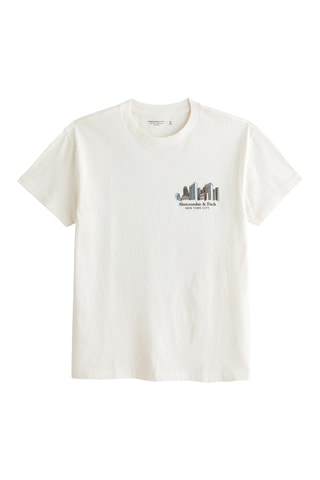 T-shirt relaxed - Blanc