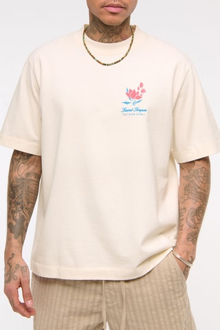 T-shirt oversize - Blanc