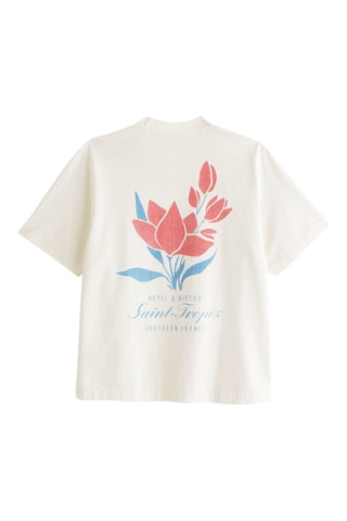 T-shirt oversize - Blanc