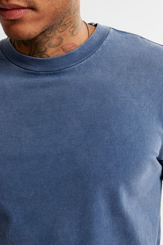 Camiseta relaxed - Azul marino