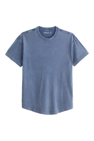 Camiseta relaxed - Azul marino
