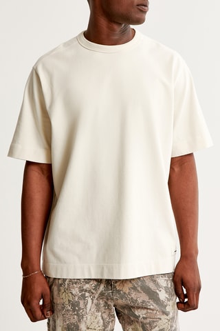 Camiseta oversize - Gris claro