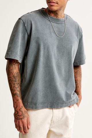 T-shirt oversize - Bleu marine
