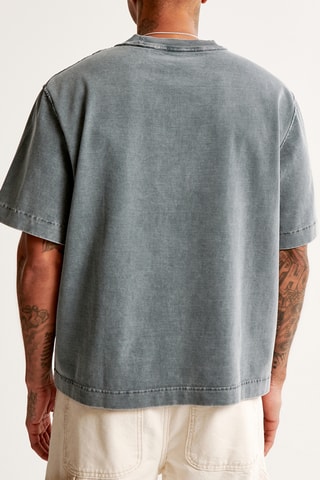 T-shirt oversize - Bleu marine