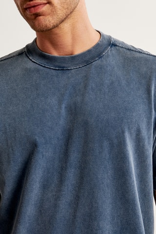 Camiseta oversize - Azul marino