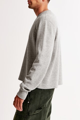 T-shirt oversize - Gris clair