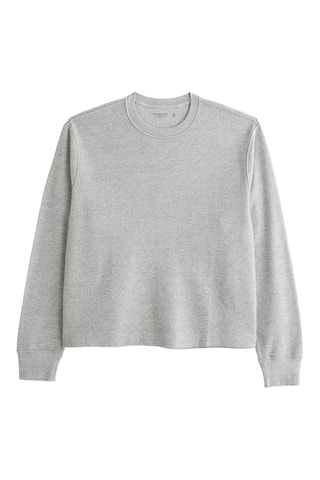 T-shirt oversize - Gris clair