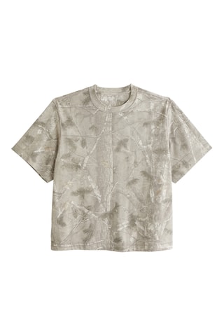 T-shirt oversize - Vert foncé