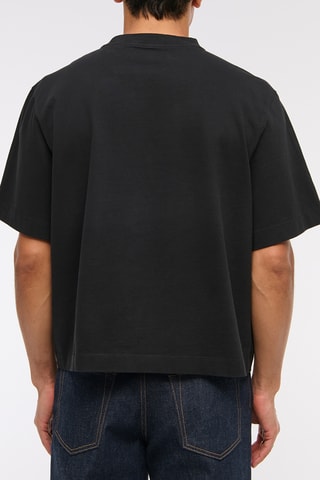 Camiseta oversize - Negro