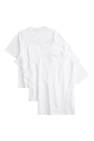 3 camisetas - Blanco