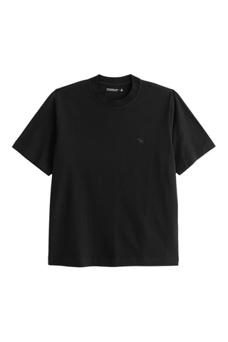 Camiseta oversize - Negro