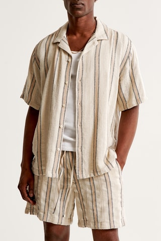 Chemise relaxed - Beige