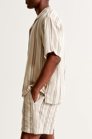 Chemise relaxed - Beige