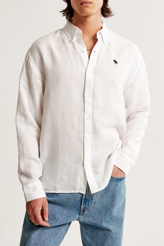 Chemise en lin - Blanc