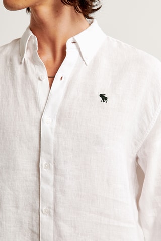 Chemise en lin - Blanc