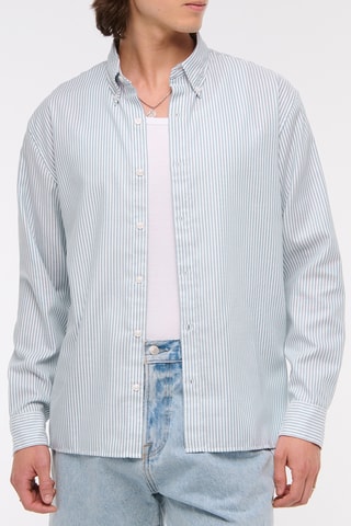 Chemise straight - Bleu marine