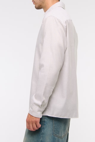 Chemise straight - Rouge et blanc