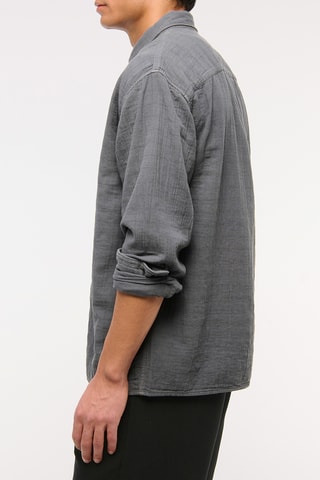 Chemise straight - Gris foncé
