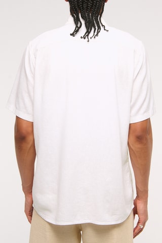 Chemise relaxed en lin - Blanc
