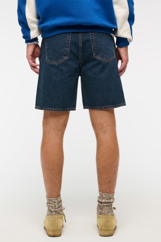 Short loose en jean - Bleu marine