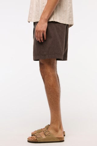 Short relaxed - Marron foncé
