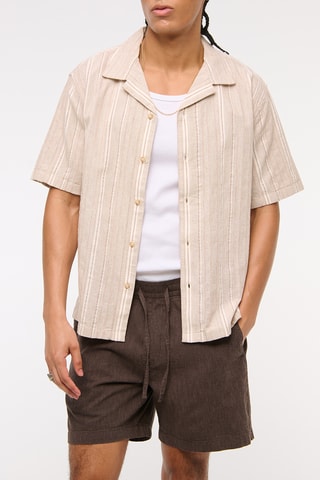 Short relaxed - Marron foncé