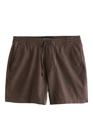 Short relaxed - Marron foncé