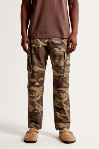 Pantalon cargo - Vert olive