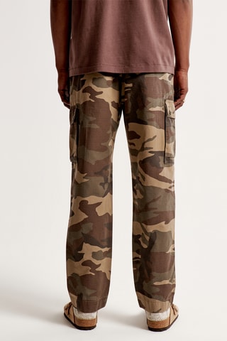 Pantalon cargo - Vert olive