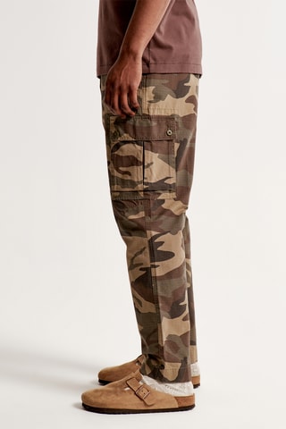 Pantalon cargo - Vert olive