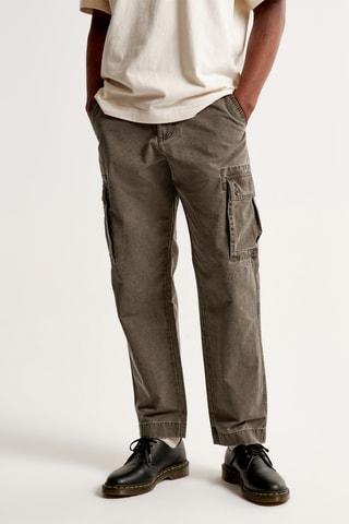 Pantalon cargo - Marron foncé