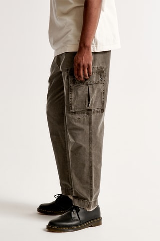 Pantalon cargo - Marron foncé