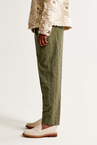 Pantalón loose - Verde oliva