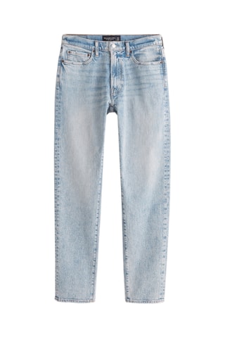 Jean slim taille haute - Ciel