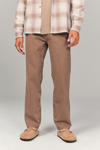 Jean loose - Marron