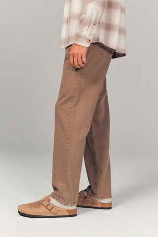 Jean loose - Marron
