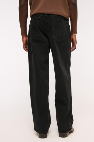 Jean baggy taille basse - Noir