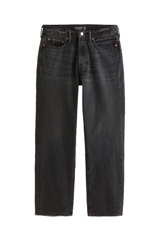 Jean relaxed straight - Noir