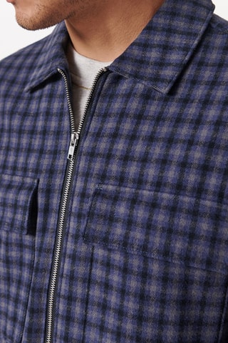Sobrecamisa - Azul marino y gris claro