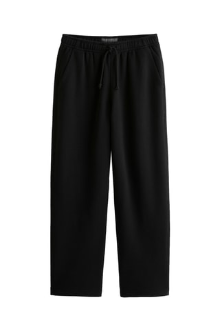 Pantalón baggy polar - Negro