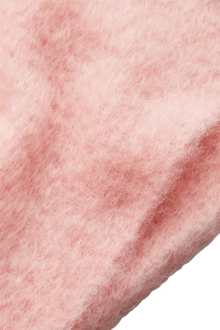 Écharpe em lã mohair e lã - Rosa