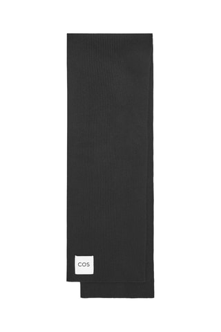 Sciarpa in lana e cashmere - Nero