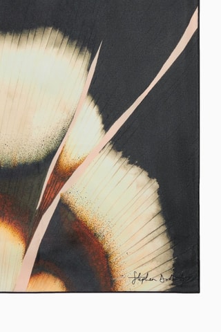 Foulard in seta - Nero
