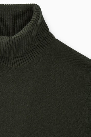 Maglia in lana e cashmere - Kaki scuro