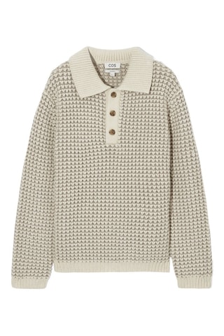 Maglia in lana e cashmere - Beige