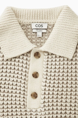 Maglia in lana e cashmere - Beige