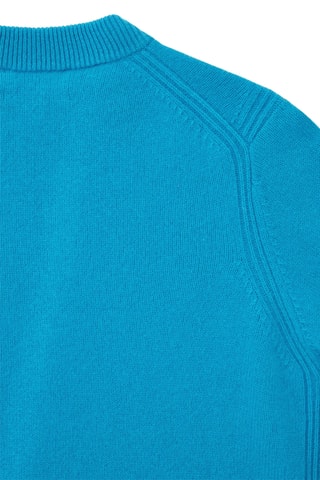 Camisola regular em caxemira - Turquesa