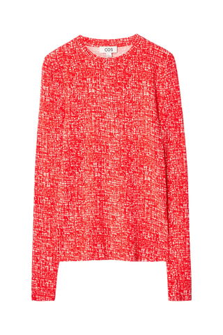 Camisola slim - Vermelho